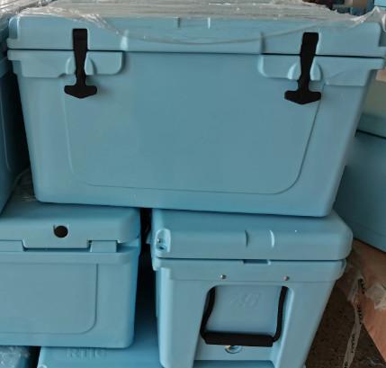 Caja de refrigeración de hielo de plástico para almacenar alimentos / bebidas