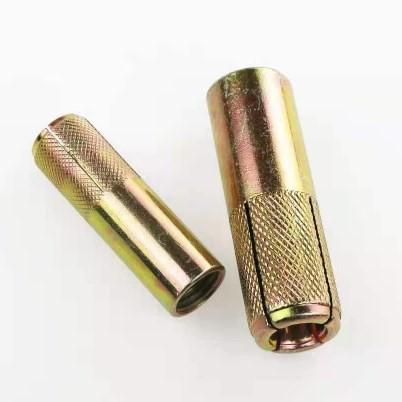 4.8 Grade Drop In Anchor Fasteners Q195 Carbon Steel Yellow Zinc Plated