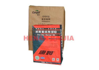 Self Sealing  Short Valve Sealed Bags PE Liner Laminated Moisture Proof Anti Slip
