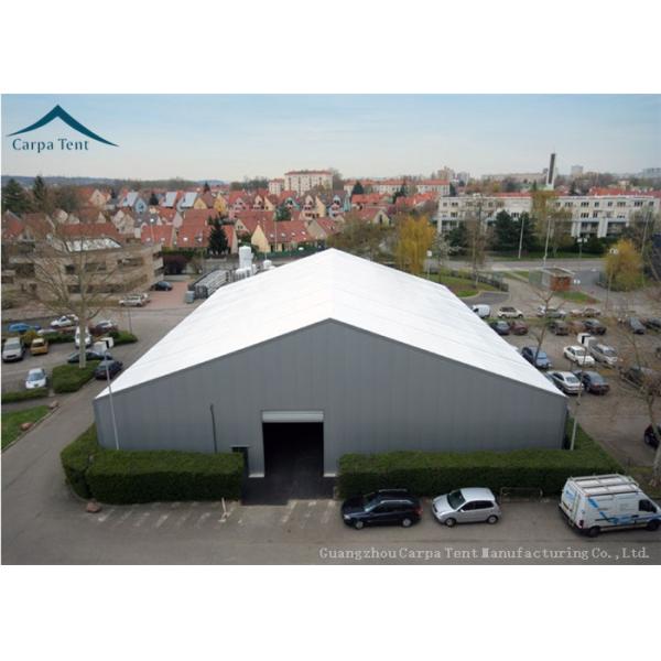 White Aluminium Frame Warehouse Tent With Rainproof Large Canopy Fabric