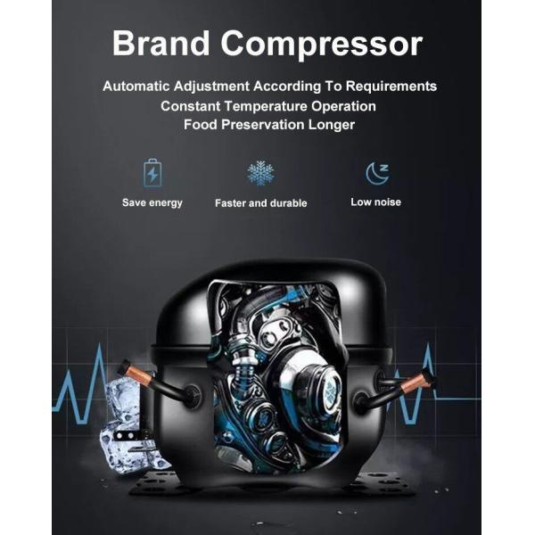 Холодильник дисплея супермаркета замороженных продуктов промотирования с стеклянной дверью