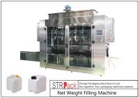 Pesticide Liquid Weighing Filling Machine 10-16 B / MIN To Fill 5 - 25L Drums And Jerrycans