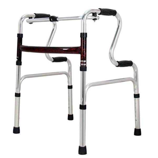 Durable Aluminum Portable Folding Travel Walker Used In  Rehabilitation Therapy