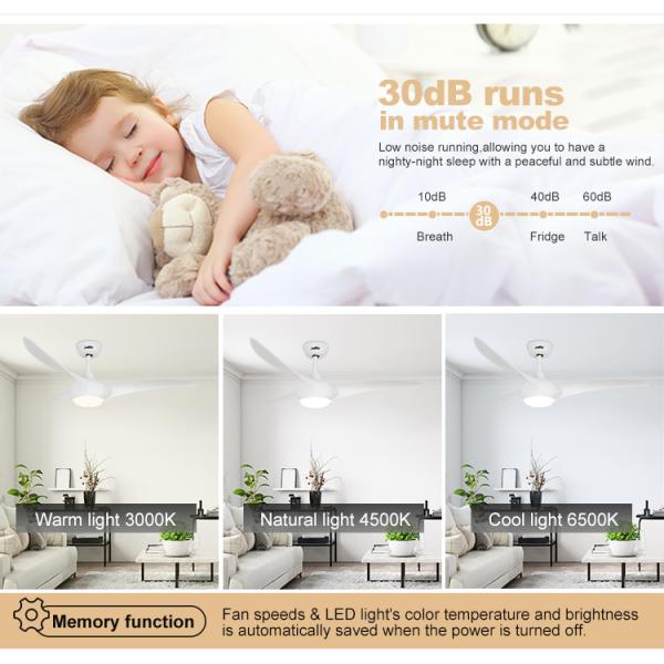 Melhore sua casa com o ventilador de teto LED 1stshine Design elegante e recursos de economia de energia