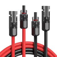 Tinned Copper Connector Solar Power Extension Cable For Enhanced Performance