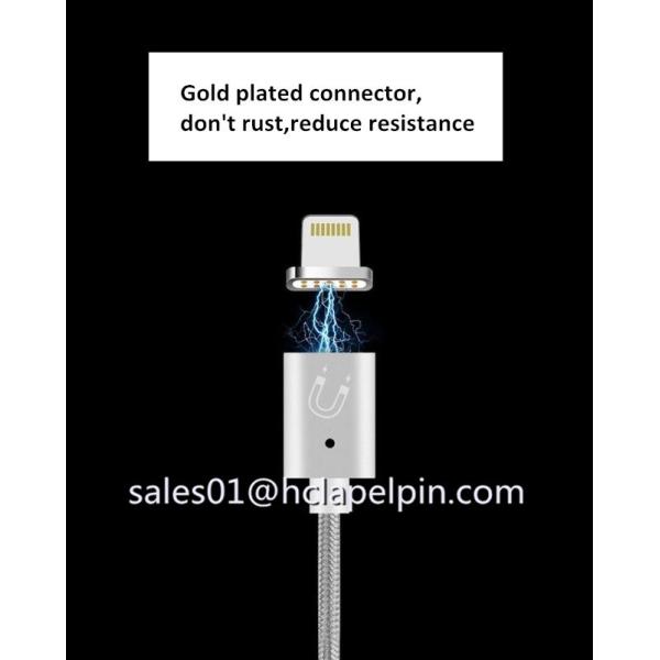 For iPhone 5S 5C 6 6S Plus iPad 4 5 Air Mini Magnet Charging Original 2A USB magnetic data cable