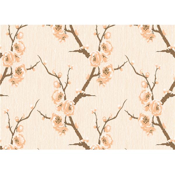 обои китайского стиля картины цветения персика влияния 3Д для украшения комнаты, дружественные к Эко