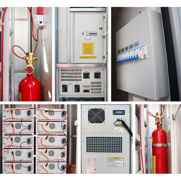 Хранение батареи фосфата 100ah иона лития шкафа накопления энергии 50W 100kW на открытом воздухе