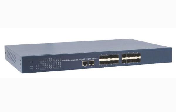 1000M SFP Full Duplex 2 ports Ethernet Switch 1310nm with 8K MAC