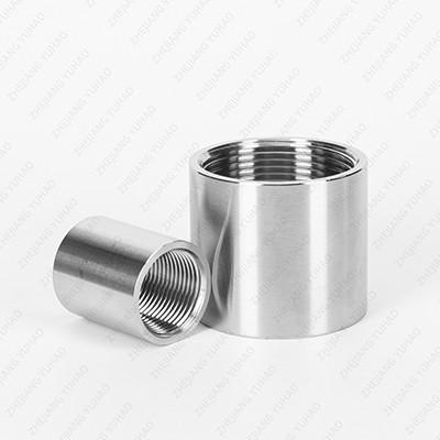 F304L Coupling Stainless Steel Screwed Pipe Fittings Socket Pipe Connection Threaded Pipe Fitttings