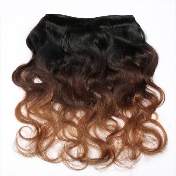 1b/4/30 Weave 10 do cabelo da categoria 7A Ombre - 30 densamente e extremidades completas do cabelo