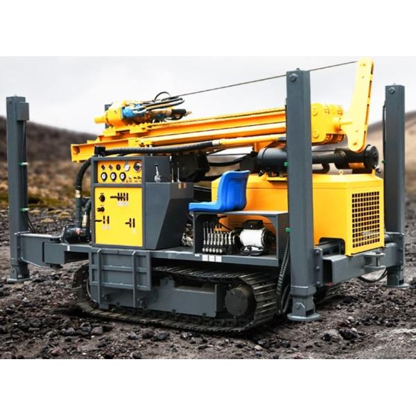 Large Torque Pneumatic Borehole Drilling Machine Truck/Track Walking