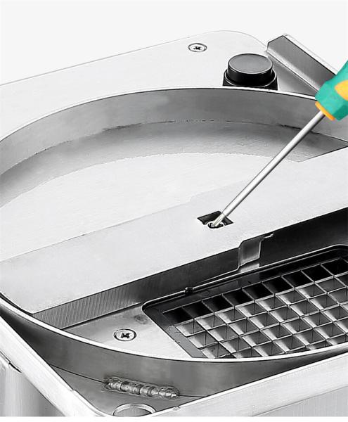 Máquina de cortar vegetais elétricos de aço inoxidável para preparação rápida e fácil de alimentos
