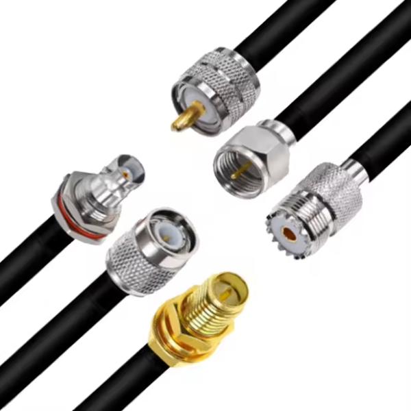 50ohm N Type To Sma Connector Rg58 Lmr240 Lmr400 Low Loss Coaxial Cable Adapter
