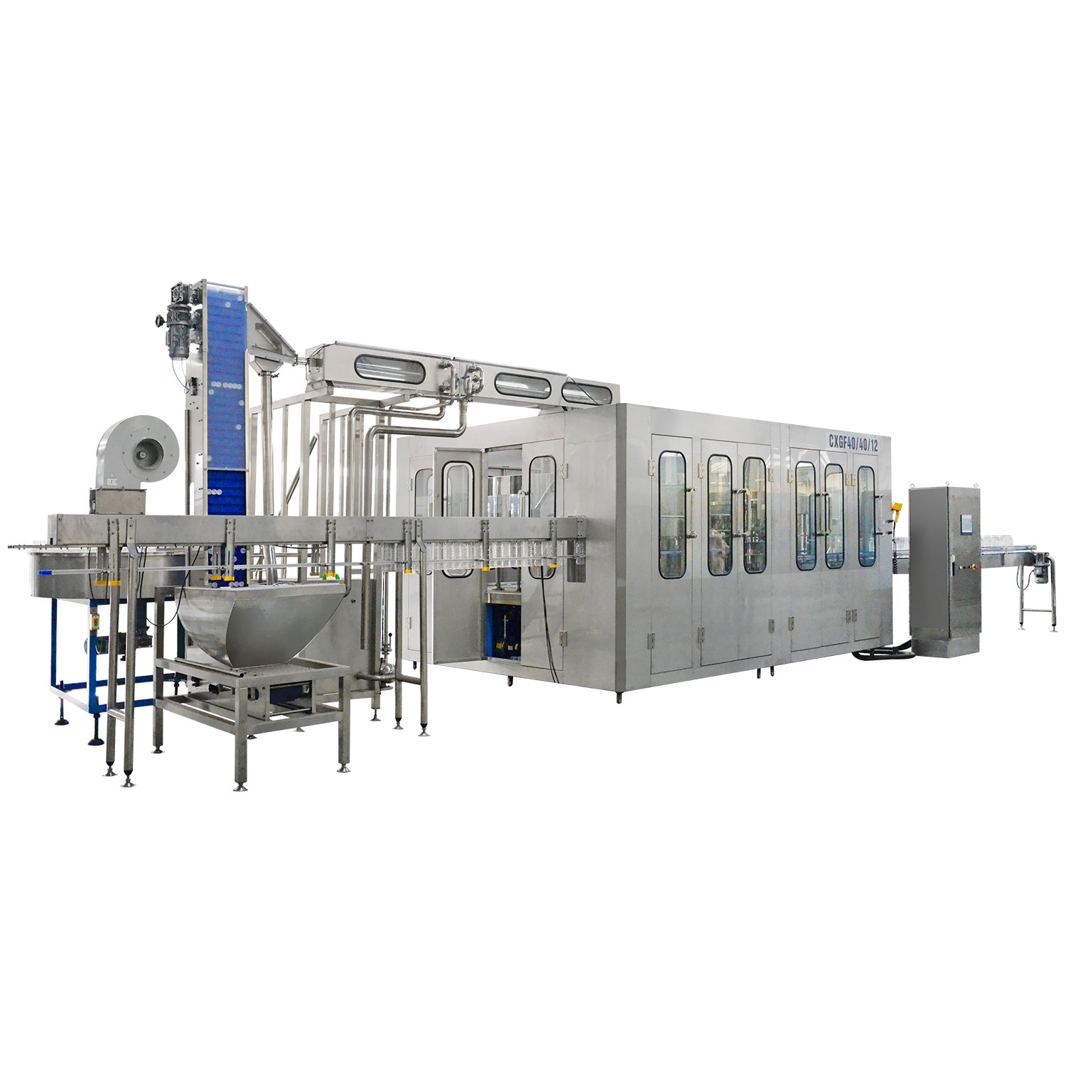 Завалка Monoblock машины завалки пульпы манго 30000BPH и покрывая машина
