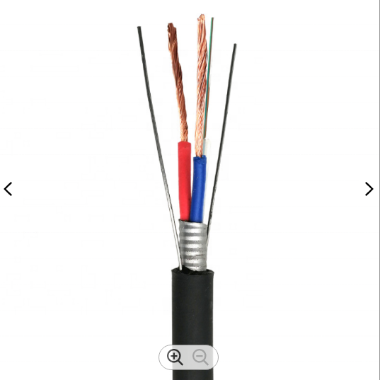 Кабель оптического волокна на открытом воздухе медной светоэлектрической силы YTTX гибридный