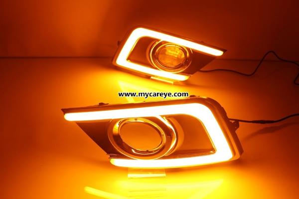 Nissan Sylphy 2016-2017 DRL LED Daytime driving turn signal Fog Lights