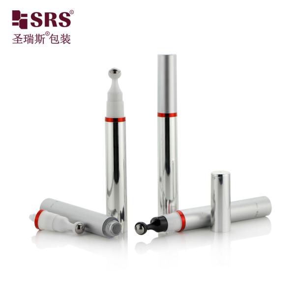 5ml 10ml 12ml 15ml Plastic Airless Roll On Bottle Eye Serum Cosmetic Packaging