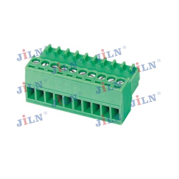 Steel Screw Terminal Block Connector , Pcb 2.54mm Header Connector
