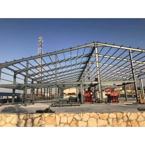 Large Span, Short Construction Period, Environmentally Friendly Galvanized Steel Structure Factory Building
