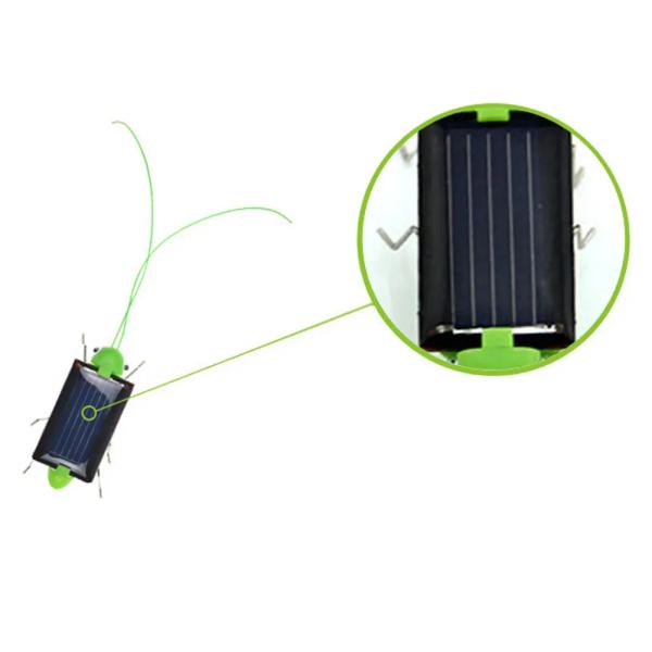 Abs Green Baby Toys Solar Powered Insect Toys Outdoor Kids Learning Solar Grasshopper
