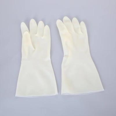 13 Inches Nitrile Dishwashing Gloves 15 Mil Unflock Lining Kitchen Cleaning Gloves