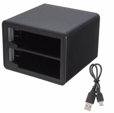 4.2V 800mA Camera Li-ion Dual Rapid Battery Charger LED Lights With USB Cable For GoPro Hero 4