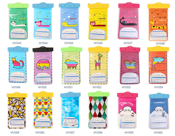 Универсалия мешок телефона Pvc 5,5 дюймов водоустойчивый для Iphone 6s 6 добавочного, розовый/Oragne/синь