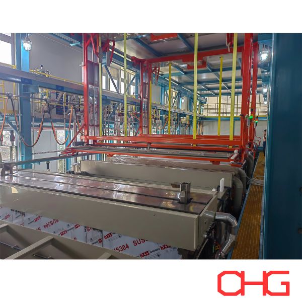E Coating Line Providing Stable Continuous Process with Multiple Rinsing Stages and Transfer System for Automotive Parts