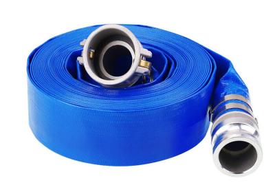 4 Bar Working Pressure PVC Layflat Hose 2 Inch 1mm - 3.5mm Thickness With Camlock Coupling