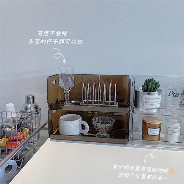 artigos de papelaria acrílicos de For Cosmetic Jewelry do organizador dos escaninhos de armazenamento do espaço livre 18L