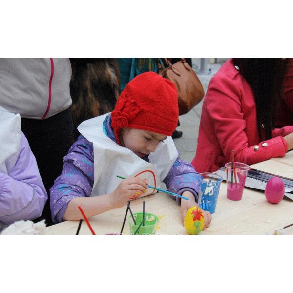 Assorted colors Solid Wooden Easter eggs for kids children DIY Graffiti painging can be with