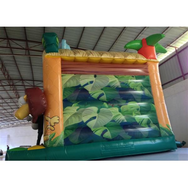 Hot sale inflatable safari park bouncer house Classic inflatable forest animals combo jumping house for children on sale