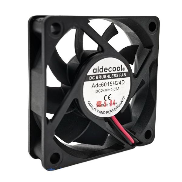 60x60x15mm Black Blower Fan 12V , 3000RPM Exhaust Fan In Computer