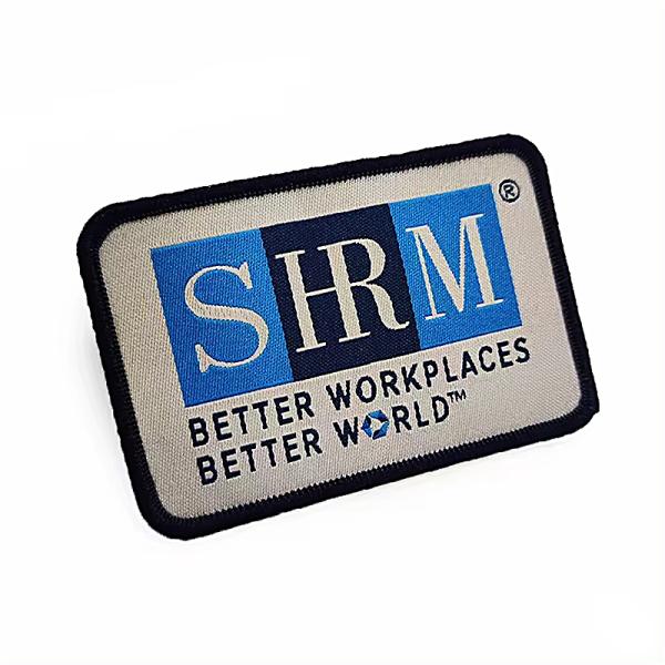 Custom Cool Morale Designer Hat Fabric Woven Badges Patches for Jackets Hats Clothing