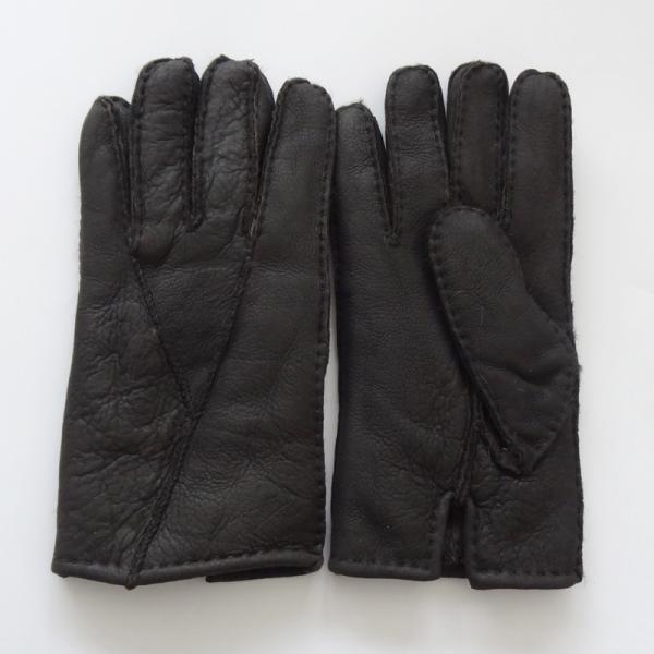 Promotional classical Y style winter sheepskin fur gloves