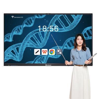 Tableau intelligent interactif Windows de 75 pouces pour la salle de classe