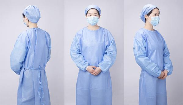 175cm 185cm Surgical Disposable Gown Lightweight Anti Pollution