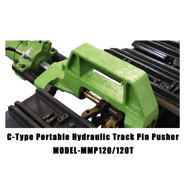 Portable Hydraulic Track Link Pin Press Pusher Machine for 20T-60T Excavator and Dozer Yellow