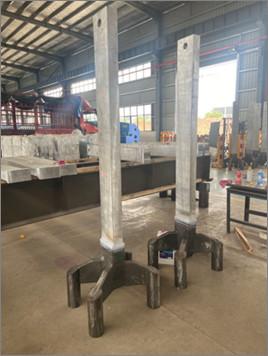 Welding Aluminum Rod Steel Yoke Anode Assembly For Aluminum Smelter Industry