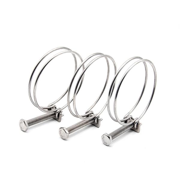 Heavy Duty Polished 316 Stainless Steel Hose Clamps Durability
