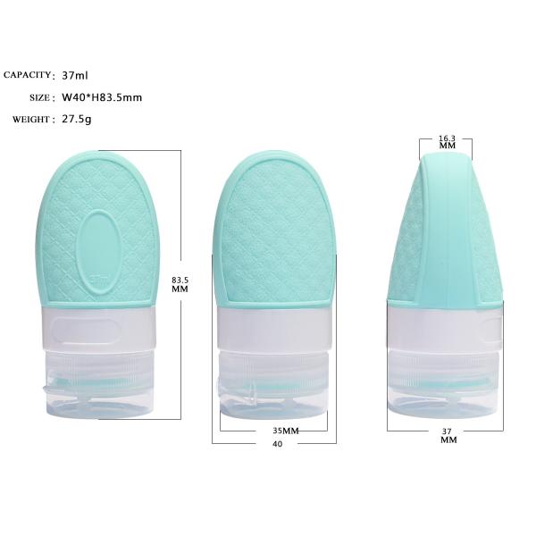 Универсальный набор бутылки перемещения силикона 37ml 60ml 89ML