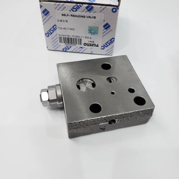 PC360-7 PC350-8 Excavator Hydraulic Valve , 723-40-71800 Pressure Relief Valve
