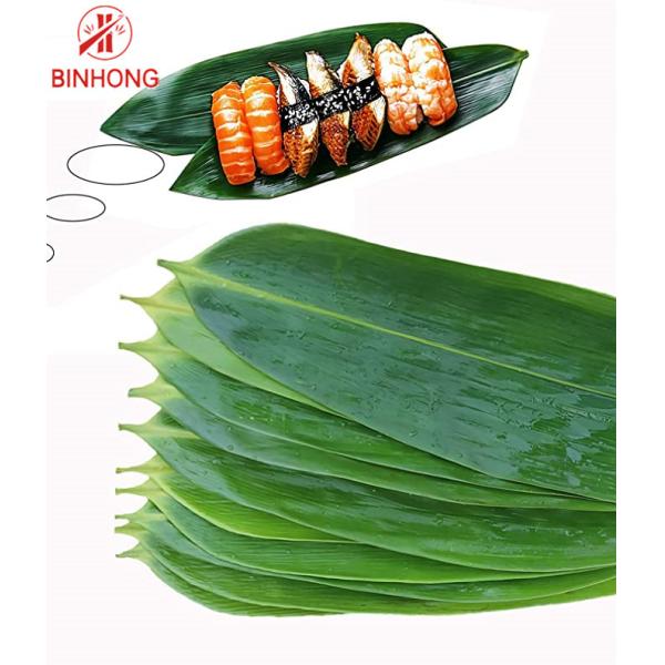 Eco Friendly 8cm Bamboo Plant Leaves For Catering