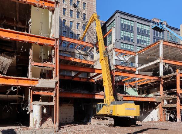 Demolição alta de Boom Arm Long da máquina escavadora do alcance para CAT350