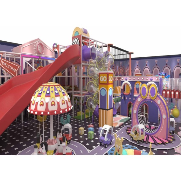 Home Villa Macaron Luxury Private Indoor Playground Soft Play System