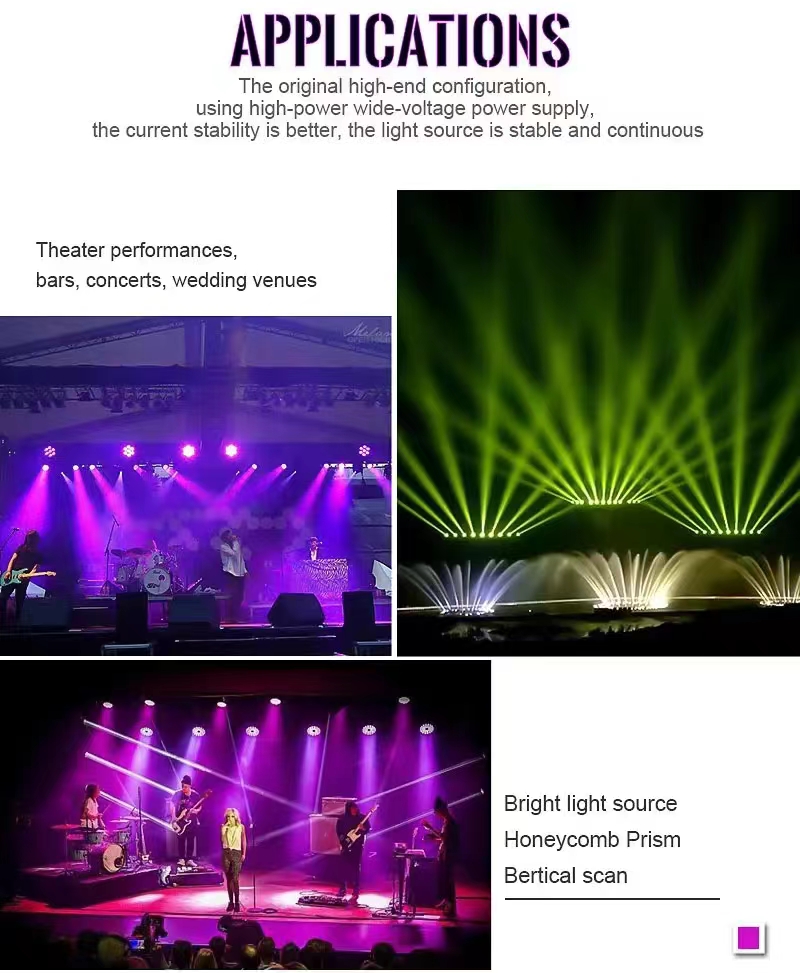 ZOOM Rotation LED Moving Head Beeye Beam 7pcs 40W 4in1 DJ Light для сценического шоу