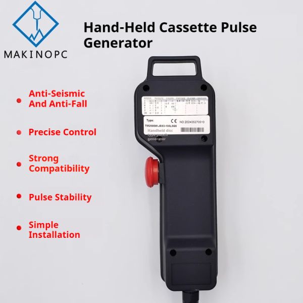 Fanuc New Generation 6 Axis Electronic Handwheel with Emergency Stop Reset MPG Pendant Pulse Generator for CNC Machine System
