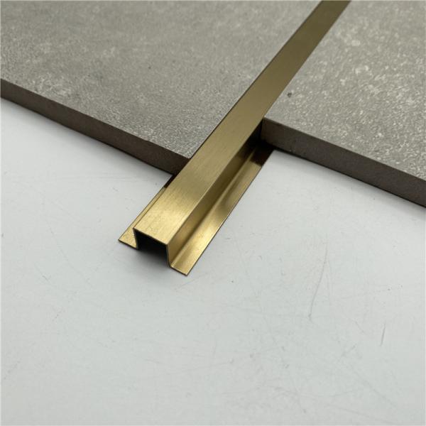 Indoor Polishing Mirror Decorative Color Stainless Steel Step Edge Tile Trim Profiles Strips