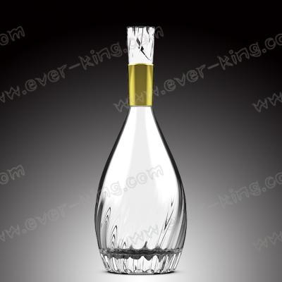 750ml espaço livre pomiforme Flint Glass Bottles For Brandy
